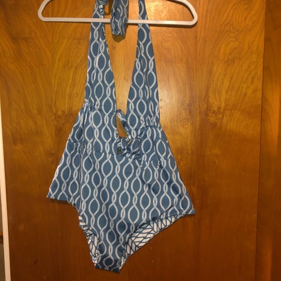 MODCLOTH Seaside Reversible One-Piece Swimsuit 2x - Picture 5 of 7
